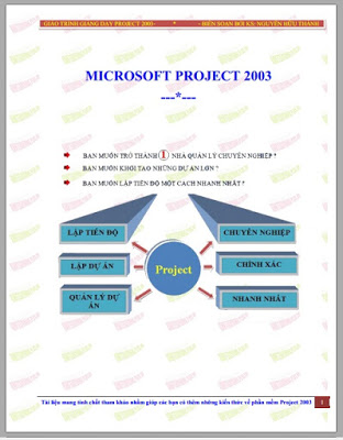 Giáo trình project 2003