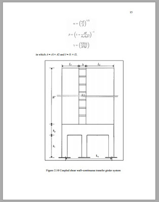 Analysis and Design of shear Wall - Transfer Beam Structure