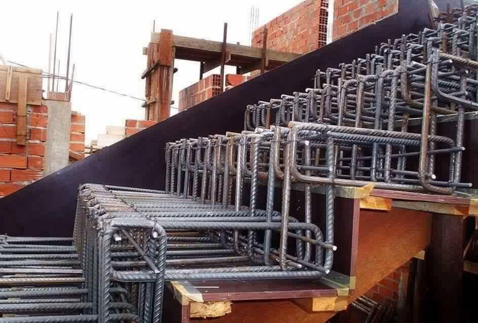 Cách đặt thép cho cầu thang có dạng hình zig zac